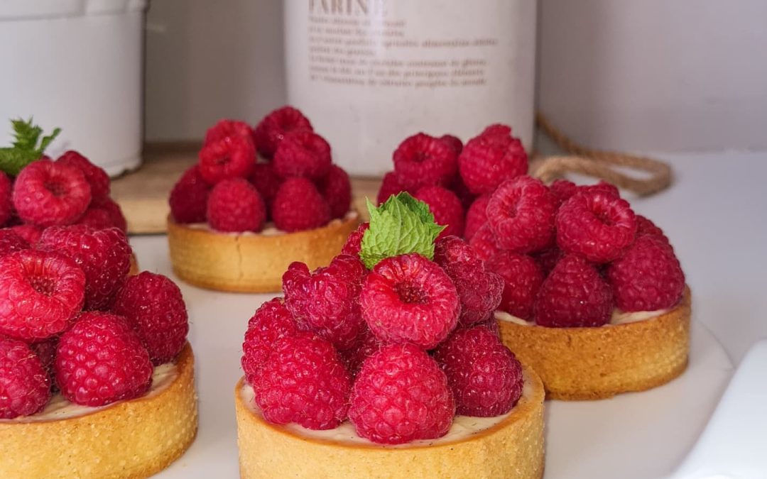 Tartelettes aux framboises